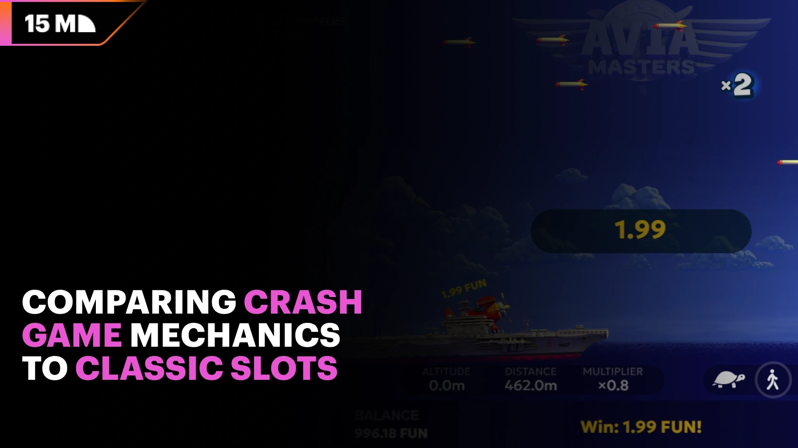 Comparing of Classical Slots games and Crash Games Mechanics