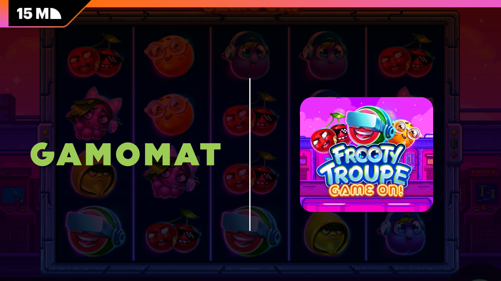 Gamomat Releases Second Frooty Troupe Slot with a Reworked Expanding Symbol Mechanic