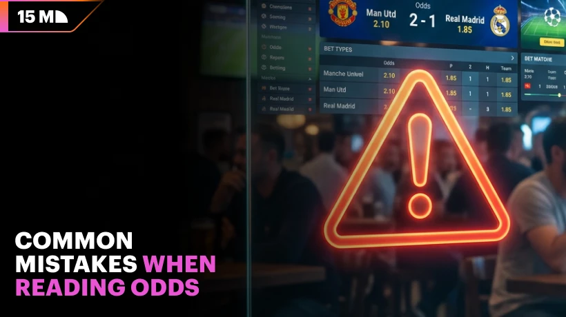 Common Mistakes in Reading Odds - not to confuse plus and minus sign, different lines formats and more