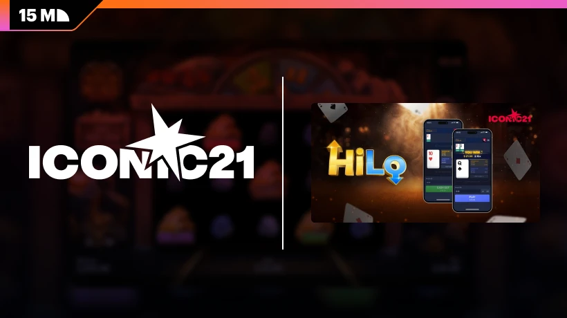 ICONIC21 Builds HiLo Around Visible Odds and Cash-Out Choices