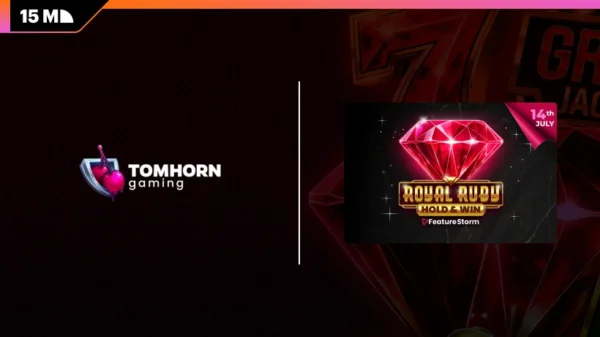 Tom Horn Gaming to Release the Royal Ruby FeatureStorm Slot on July 14