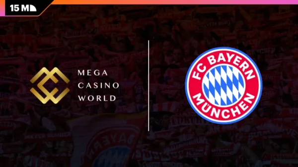 Bayern Munich has signed a three-year agreement with Mega Casino World