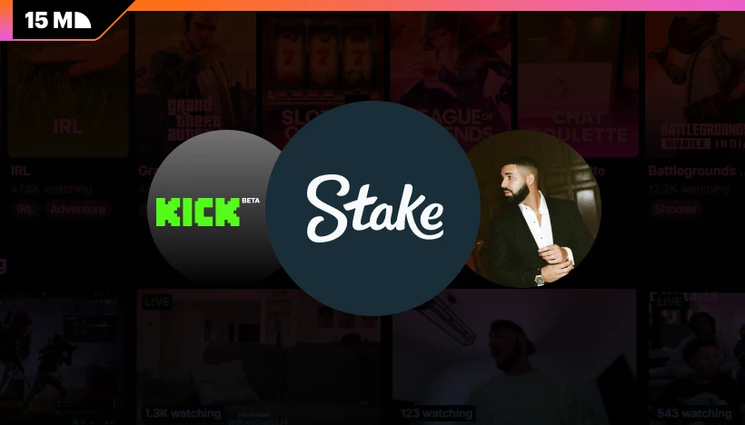 Stake Puts Drake and Kick at Center of $1M Anniversary Push