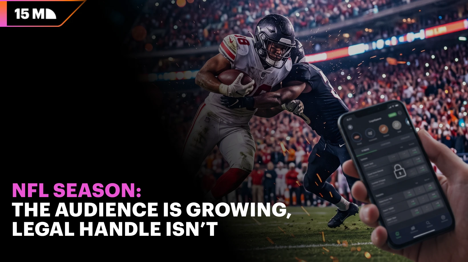 The NFL season illustrates how the rise in betting and competition in the prediction markets are affecting the revenues of legal bookmakers